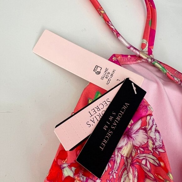 Victoria's Secret Pink Floral 1 Piece Swimsuit  Large - Picture 7 of 12